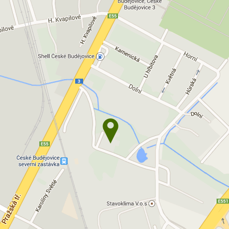 Mapa - Dolní 2102/2, České Budějovice